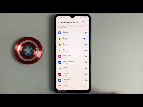Install unknown APK app on Samsung M33 5G Android 12