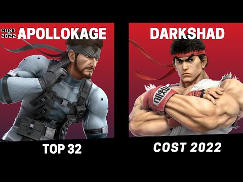 COST 2022 Top 32 - Apollokage vs Darkshad - SSBU Smash Ultimate Tournament