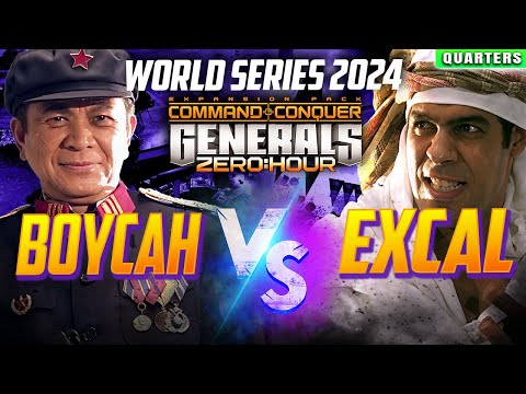 🔴 LIVE | C&C Generals Zero Hour World Series 2024 | BoYcaH vs ExCaL | Quarter Final