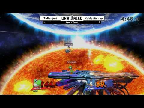 Unrivaled 6 WiiU - Manny (Sonic) vs Poltergust (Yoshii) - Losers Finals
