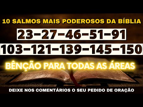 10 SALMOS MAIS PODEROSOS DA BÍBLIA l O 9º É MUITO FORTE l ORAÇÃO  e SALMOS PODEROSOS l #salmo91