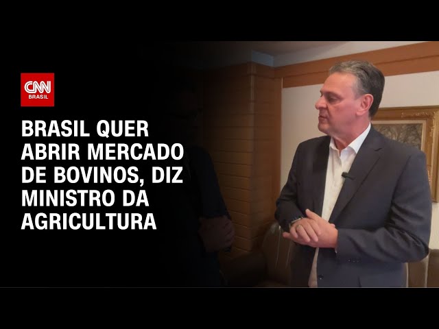 À CNN, Fávaro diz que Japão avançará em abertura para carne brasileira | LIVE CNN