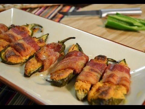 Stuffed Jalapenos Wrapped in Bacon Recipe | RadaCutlery.com