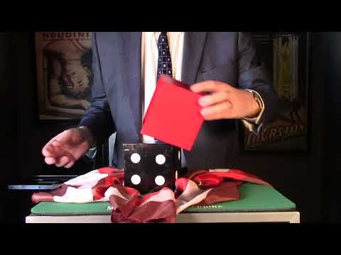 Stage Size Die Through Silk Surprise by Kellini, Supreme Magic Company