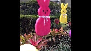 Large EASTER Bunny Decoration "How To" - FAST & SUPER EASY!