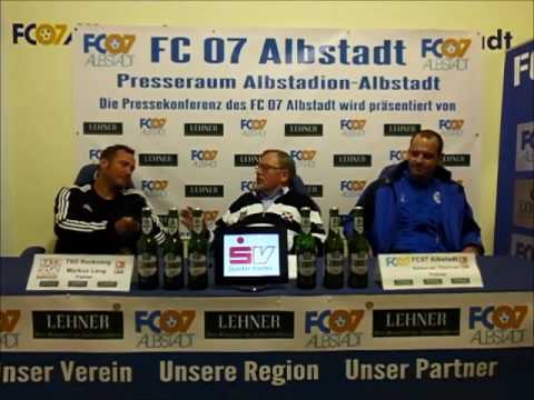 Pressekonferenz FC 07 Albstadt - TSG Backnang