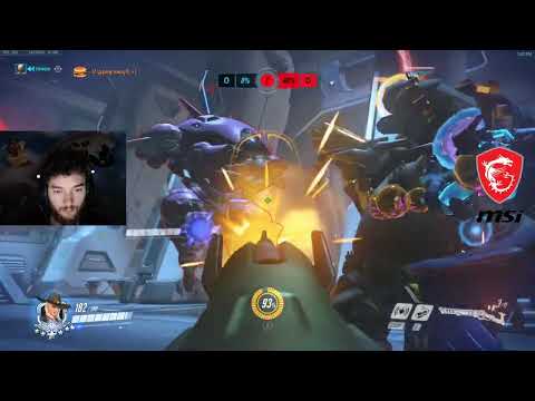 Overwatch Tryhard Godlike Level Ashe Gameplay By Dafran -Cant Carry His Team-
