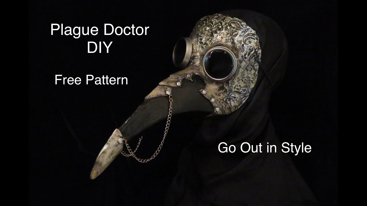 The Gilded Plague Doctor Mask, free pattern