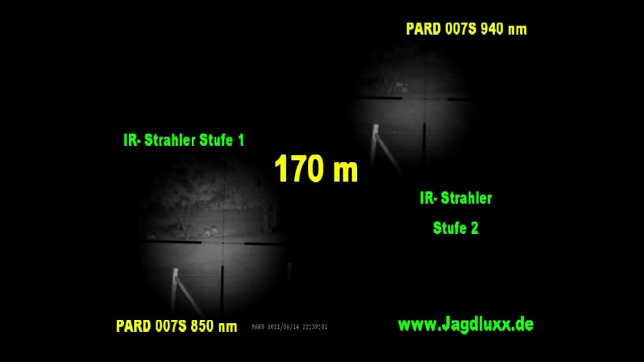 Pard NV007S im Vergleich 940nm und 850nm I JAGDLUXX