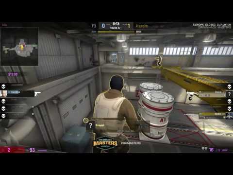 epic round with HILARIOUS MOMENT (DHMasters Heroic vs FlipSid3)