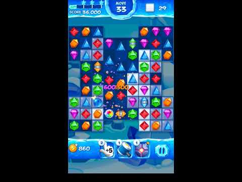 Jewel Pop Mania:Match 3 Puzzle Level 41 ( Jewel Ice Episode ) - Walkthrough ( No Booster )