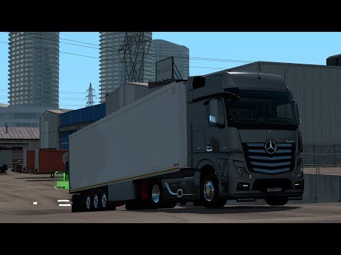 ETS 2 1.36 - Road To The Black Sea DLC - Mercedes Actros MP4 1851 - Trip: Istanbul - Tekirdağ