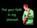 I'm A Mess -  Ed Sheeran (lyric video)