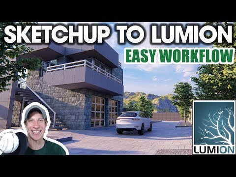 Rendering a Modern House in Lumion - Complete SketchUp to Lumion Workflow!
