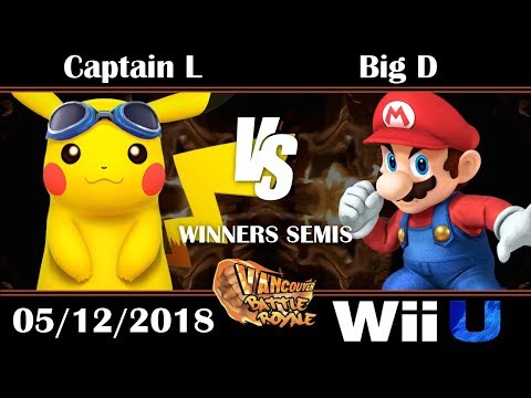 VBR Smash 4 Singles: Winners Semis - Captain L (Pikachu) vs CACAW|Big D (Mario)