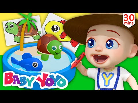 The Sea Animals | Kids song | Learn Animal | more Nursery rhymes | Baby yoyo