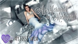 Real Mermaid Found in Michigan! Phantom's First Swim in her MerNation Tail | The Magic Crafter