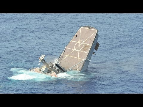 Sinking Exercise during RIMPAC • Hits by Missiles and Torpedoes [Compilation]