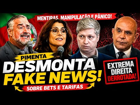 PIMENTA PARTE PARA O ATAQUE E DESMONTA A VERSÃO DA EXTREMA DIREITA SOBRE BETS E TARIFAS!