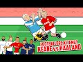 😲Keane vs Haaland!😲 Footballers Attempt! (Feat Ronaldo Messi Maguire Ramos Frontmen Backmen 4.3)