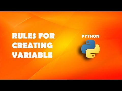 Rules For Creating Variable In Python Python Tutorials For Beginners In Hindi 3