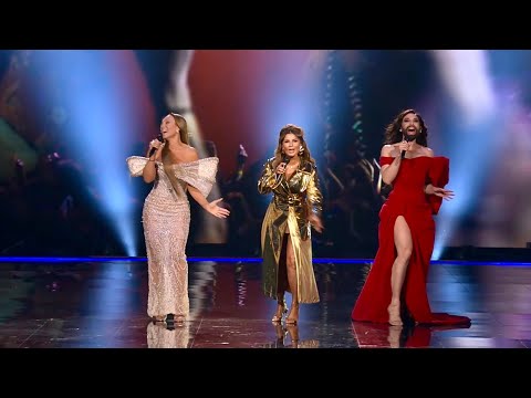 Carola, Charlotte Perelli och Conchita Wurst - Waterloo (Middle act) @ Eurovision song contest 2024