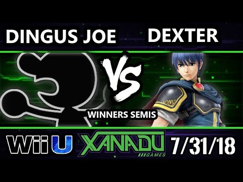 S@X 261 Smash 4 - Dingus Joe (Game and Watch) Vs. Dexter (Marth, Lucina) - Wii U Winners Semis