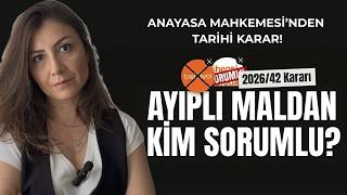 İnternetten Aldığın Ürün Bozuk Çıkarsa Kim Öder? | AYM 2026/42 Kararı