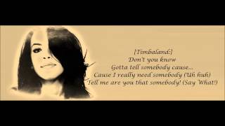 Aaliyah - Are You That Somebody (Lyric Video)