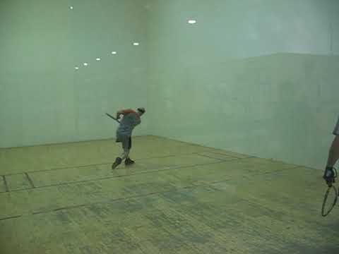 Only Court in Iraq - Racquetball - Angel vs Mike 04