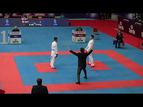 2022 Konya // Cadet Kumite Male -70 kg: SAAD YASSIN (EGY) vs LORENZ SWAN (SUI)