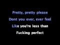 Pink - FUCKIN 'PERFECT KARAOKE 