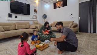 Download lagu Soraya returned to her sister Taybeh house with her baby. mp3
