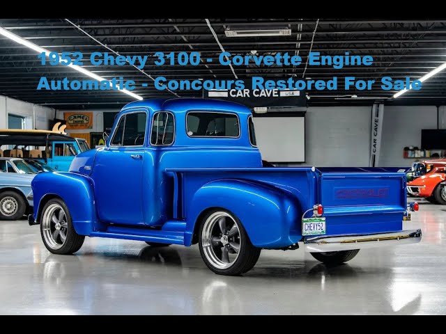 1952 Chevrolet 3100 Blue Flame - Image 82