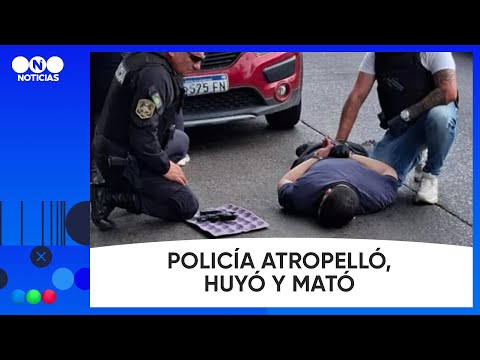 Un POLICÍA ATROPELLÓ, HUYÓ y MATÓ en Morón - Telefe Noticias
