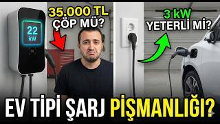 Eve 22 kW Şarj İstasyonu Kurmak Pişmanlık mı? | 35.000 TL Harcadım!