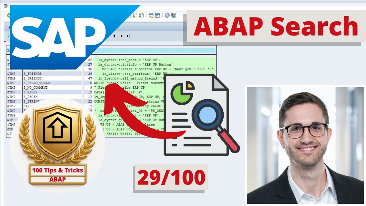 ABAP Code Search made easy | ABAP Tip #29