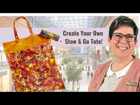 Quilt a Stylish Stow & Go Tote Bag with Lisa | Quick and Easy DIY