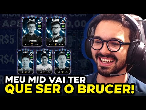MYLON MONTA SEU TIME LENDÁRIO DO CBLOL!