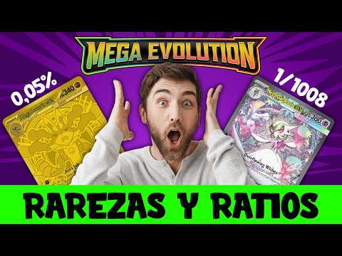 Mega Evolution in Pokémon TCG: Rarities and Pull Rates EXPLAINED! 🤩
