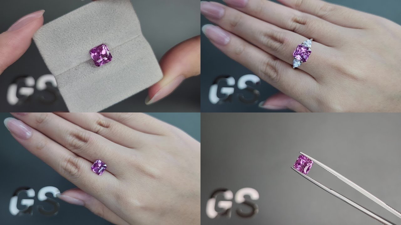 Ceylon Pink Sapphire - 2.6 Carat - 5593