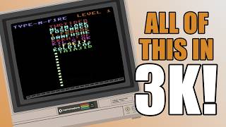 Let's Type Type-N-Fire from RUN Magazine (1989) | Space Invaders Meets Typing!