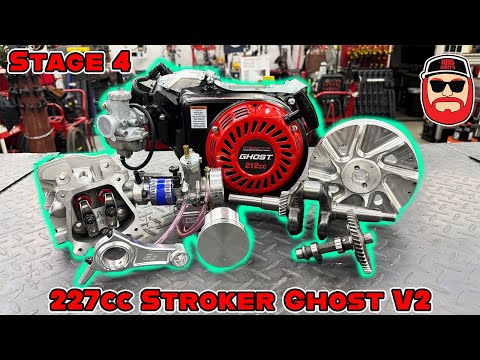 Ultimate 227cc Stroker Predator Ghost Build, Dyno, & Ride