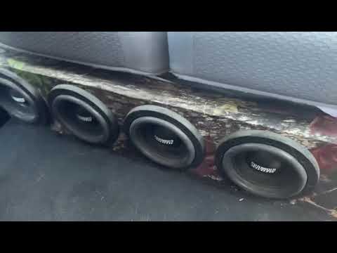 Sundown SA 6.5 subwoofers playing LOW 28hz