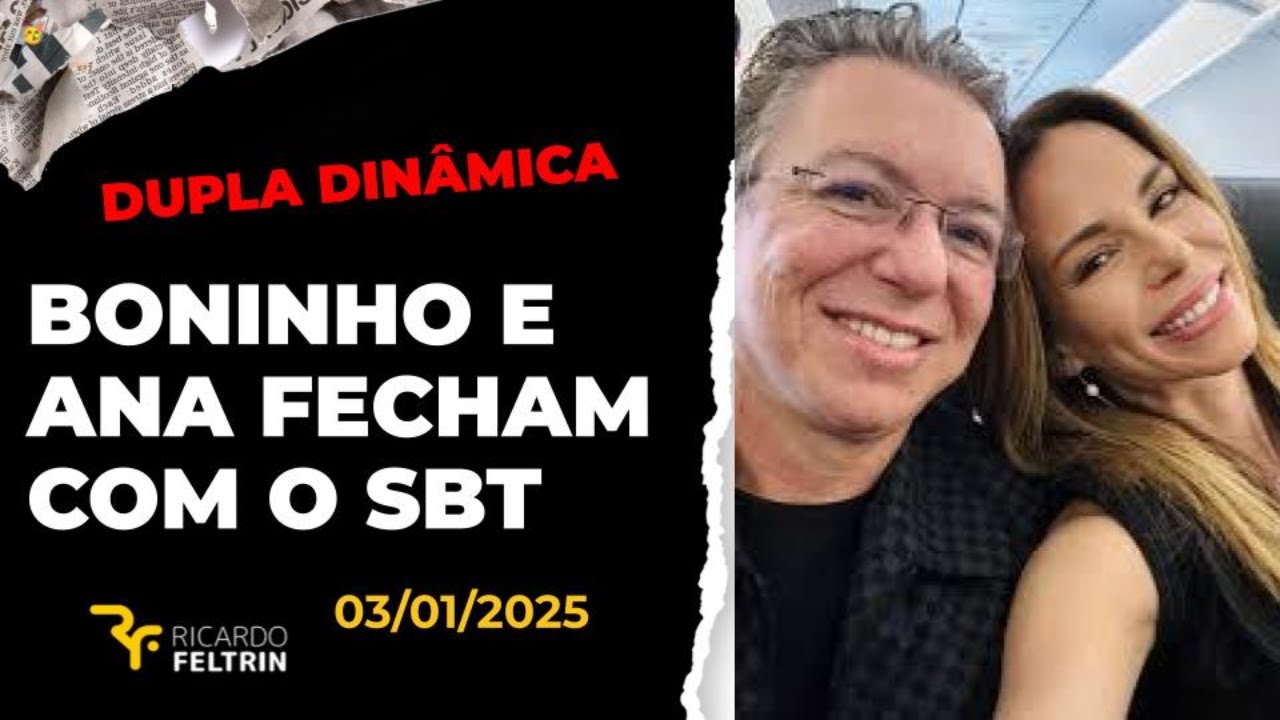JF - BONINHO E ANA FURTADO ACERTAM COM SBT #JORNALDOSFELTRINOS