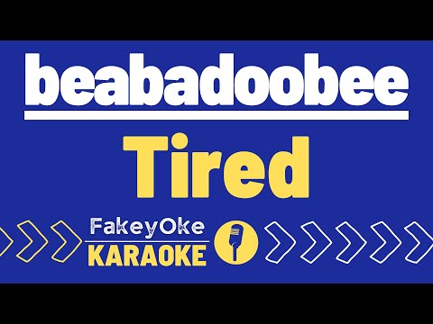 beabadoobee - Tired [Karaoke]