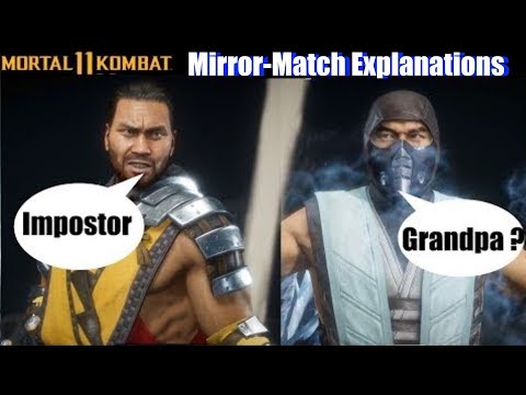 MK11 Characters Give Mirror Match Explanations - Mortal Kombat 11