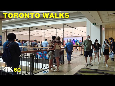 Fairview Mall on a Saturday in North York, Toronto (July 2021)