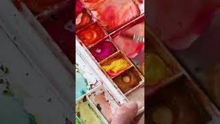 How to create a color study chart #watercolor #art #artist #colorstudy #colortheory