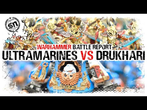 Warhammer 40,000 (Battle Report) - Ultramarines vs Drukhari